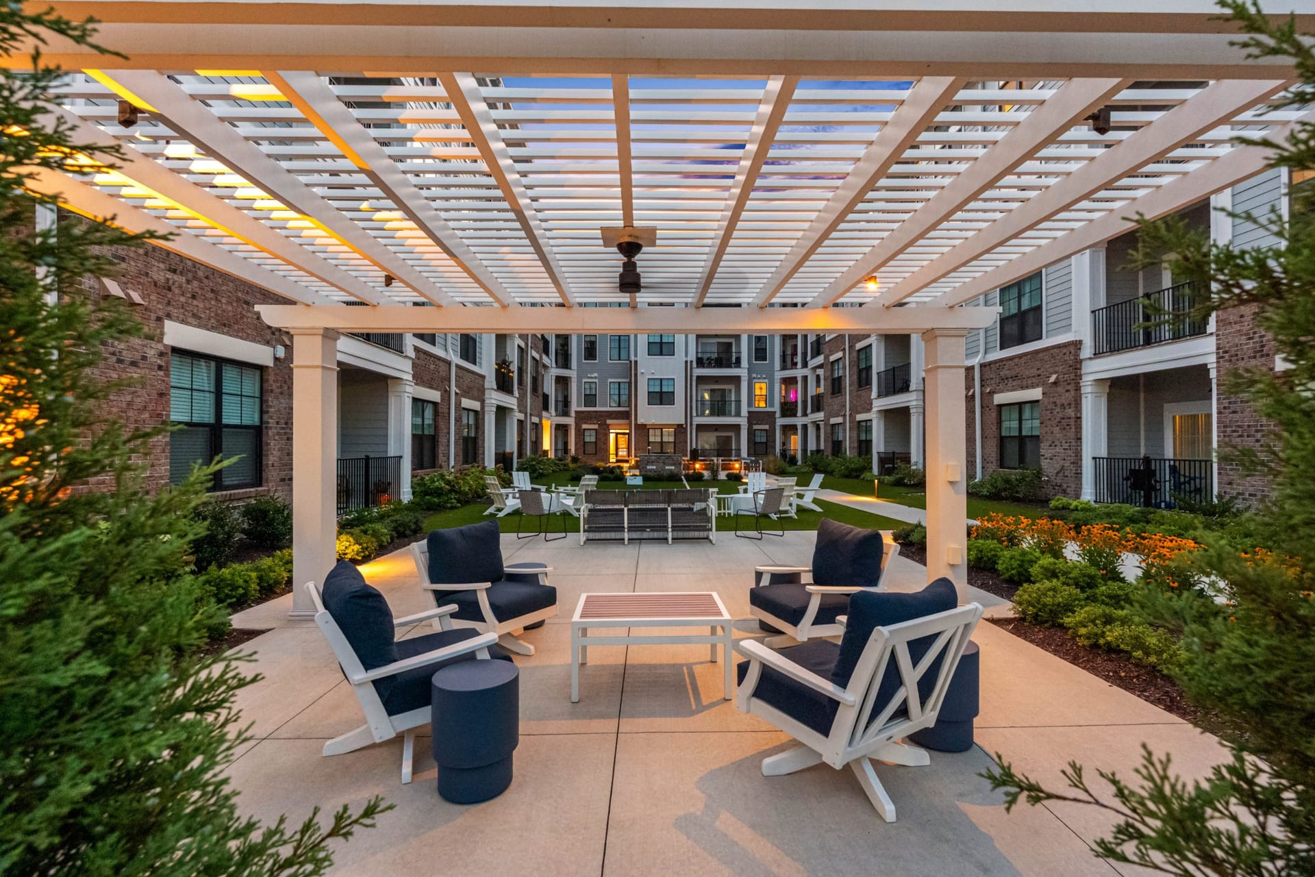 Allure at Edinburgh Chesapeake, VA — amenity space aerial photography by Delray Drones