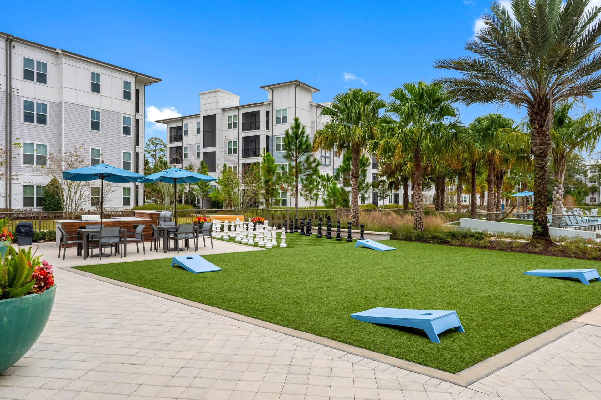 Bainbridge Avenues Walk Jacksonville, FL — building facade aerial photography by Delray Drones