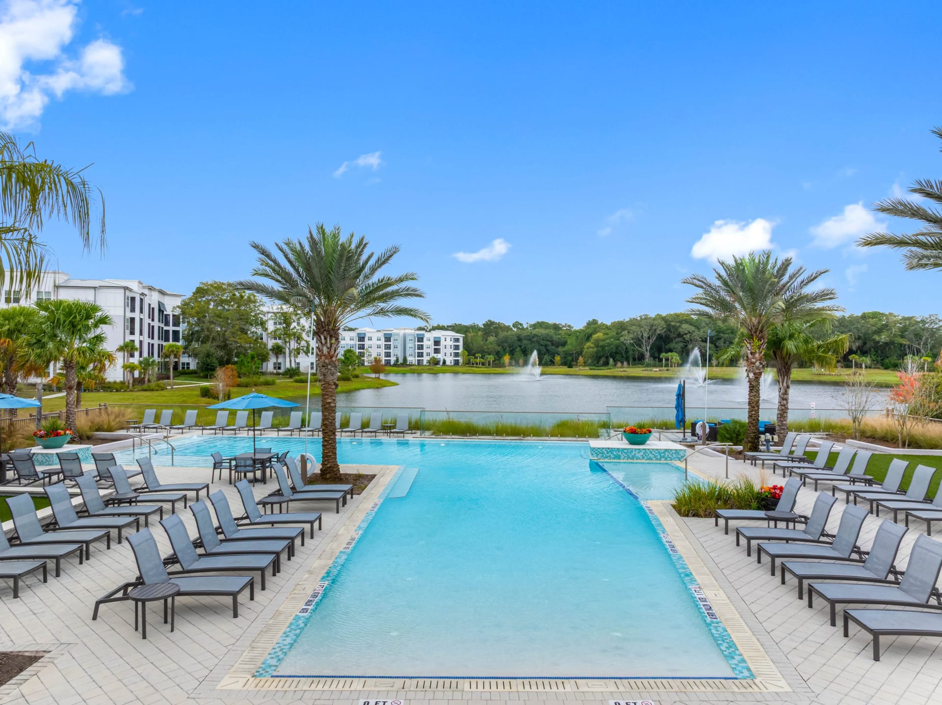 Bainbridge Avenues Walk Jacksonville, FL — leasing center exterior aerial photography by Delray Drones