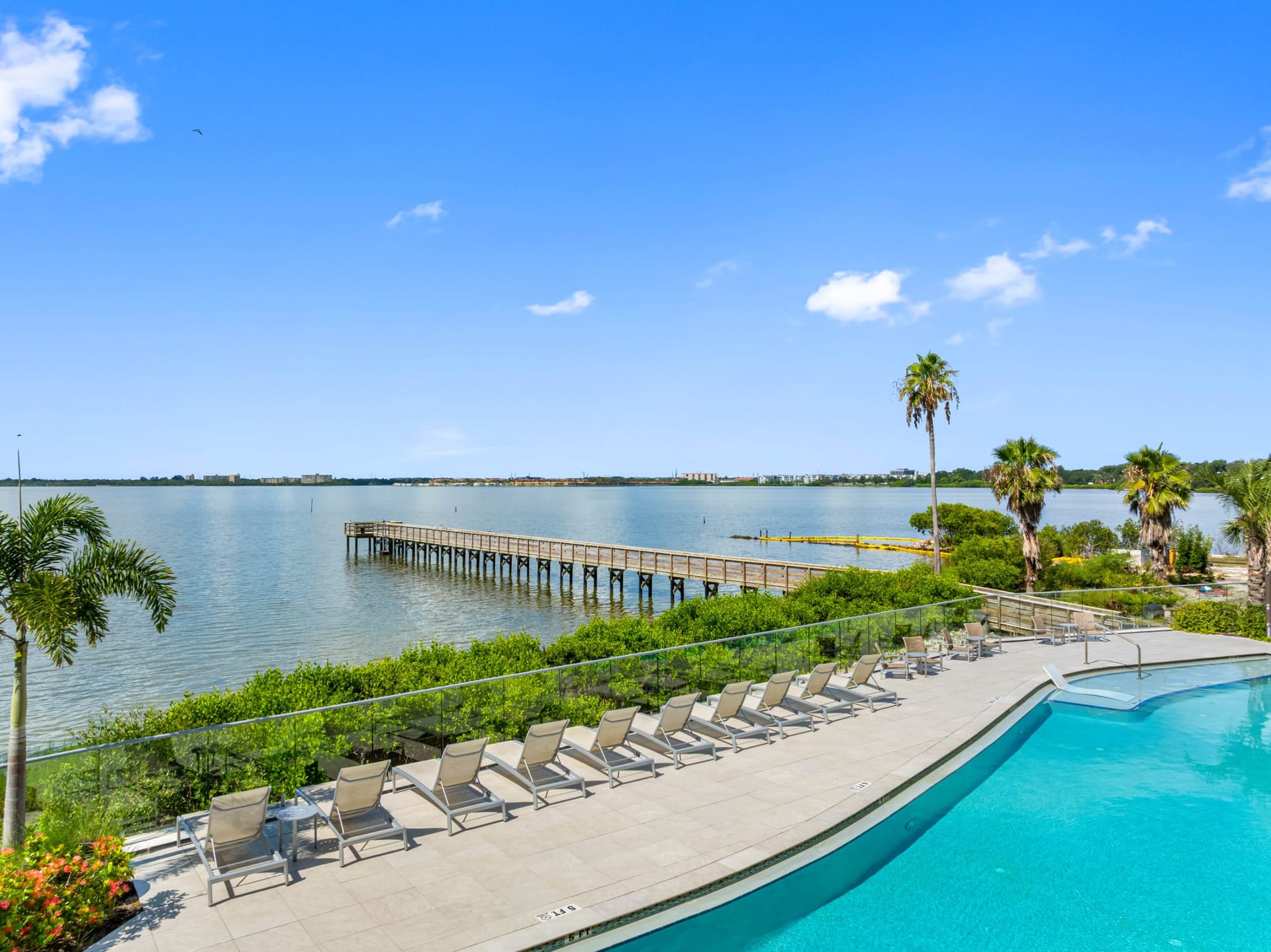 Bainbridge Bayview Clearwater, FL — aerial overview aerial photography by Delray Drones
