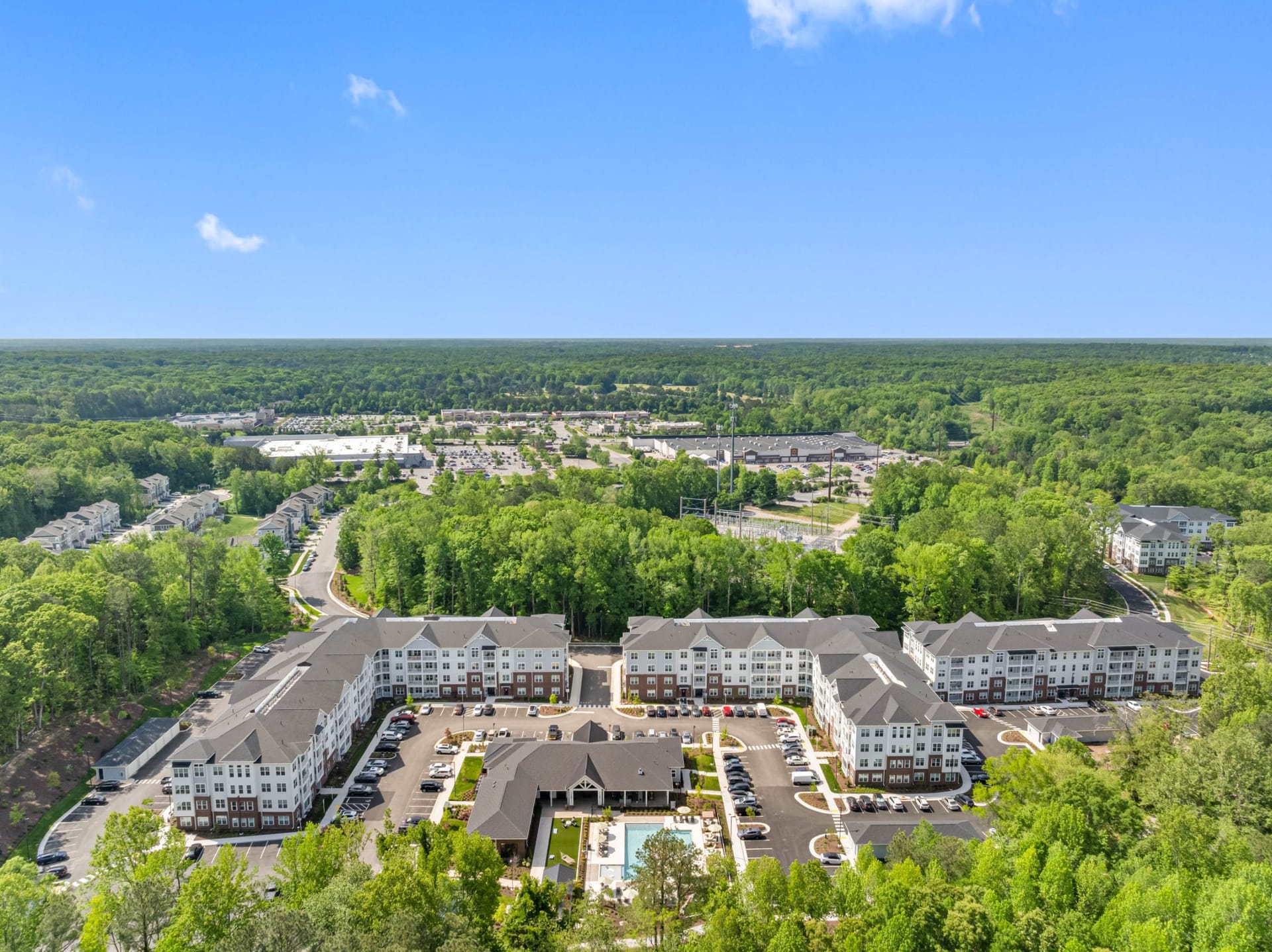Bainbridge Midlothian Midlothian, VA — lifestyle detail aerial photography by Delray Drones
