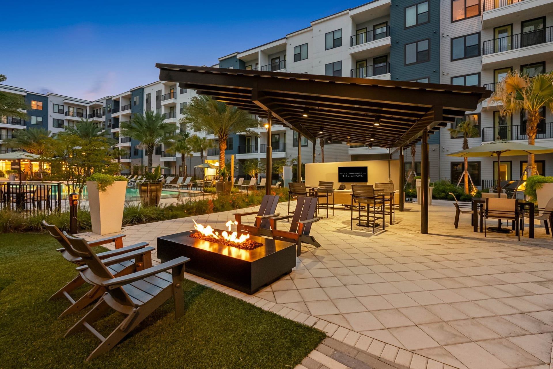 Bainbridge The Grand Orlando, FL — lifestyle detail aerial photography by Delray Drones