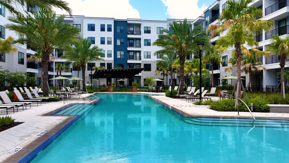 Bainbridge The Grand — Orlando, FL multifamily aerial photography by Delray Drones