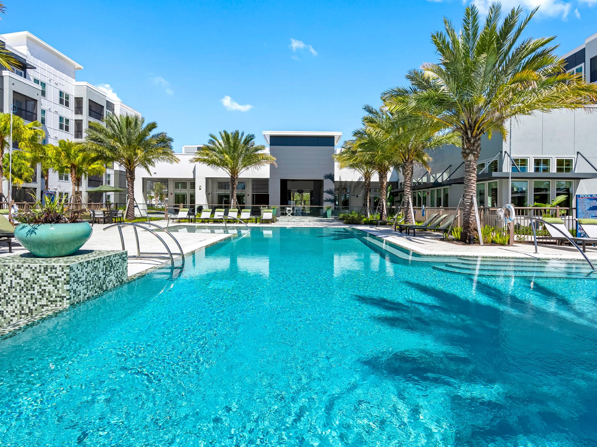Bainbridge World Center Orlando, FL — amenity space aerial photography by Delray Drones