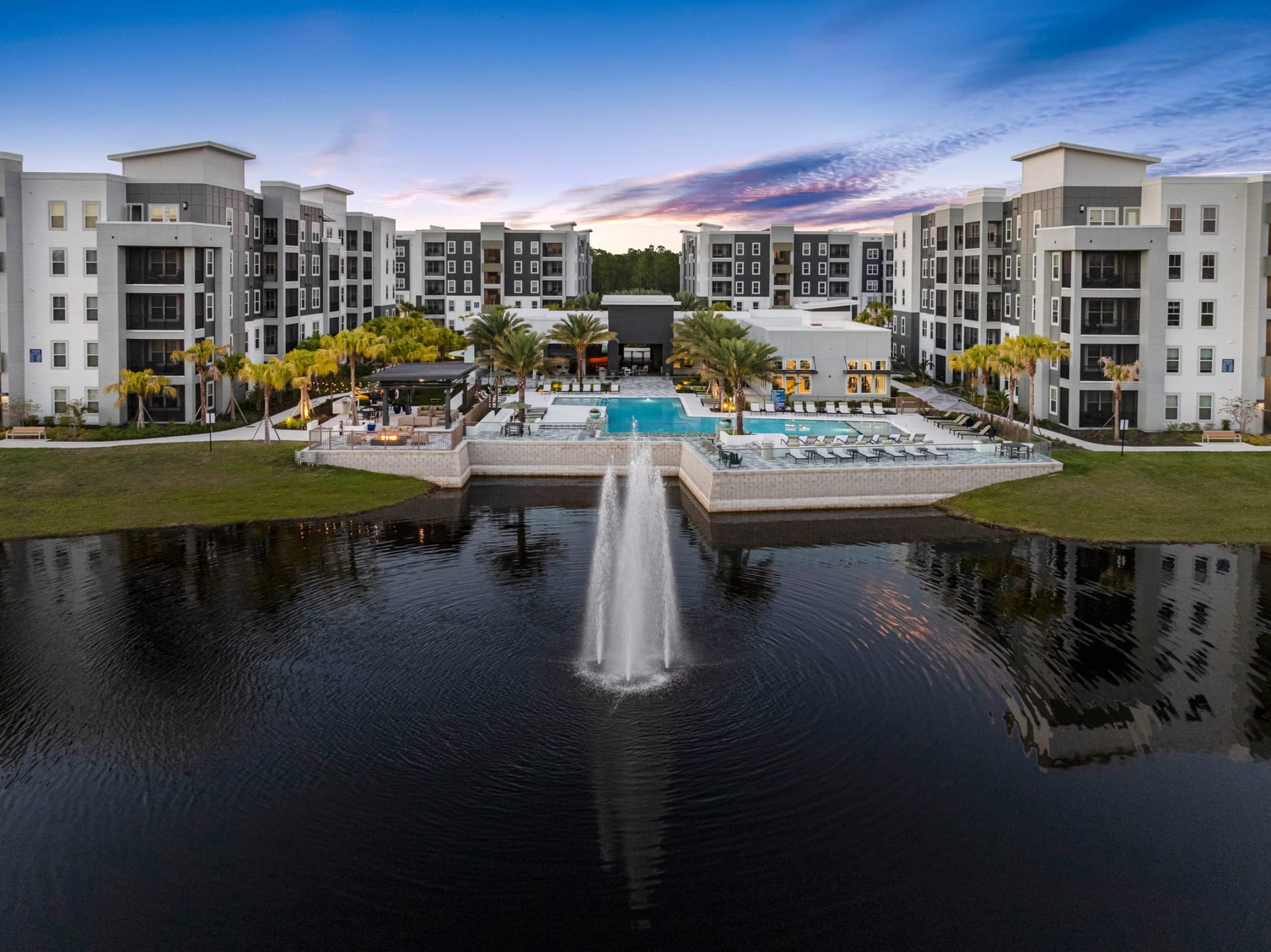 Bainbridge World Center Orlando, FL — aerial overview aerial photography by Delray Drones