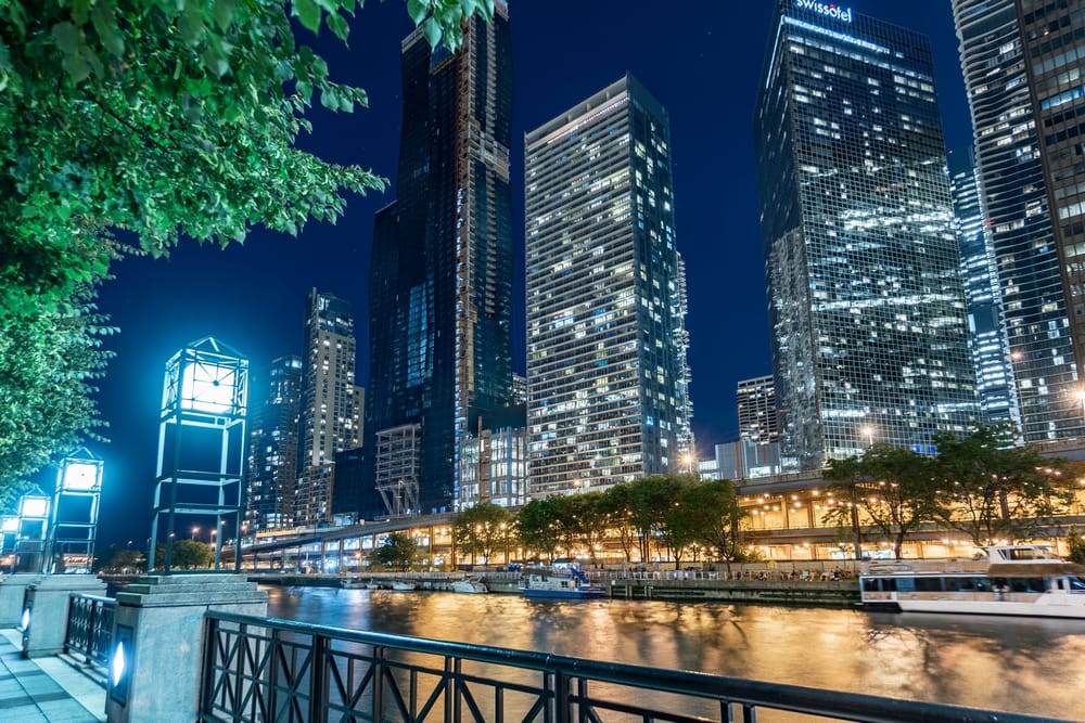 Coast at Lakeshore East Chicago, IL — rooftop and skyline aerial photography by Delray Drones