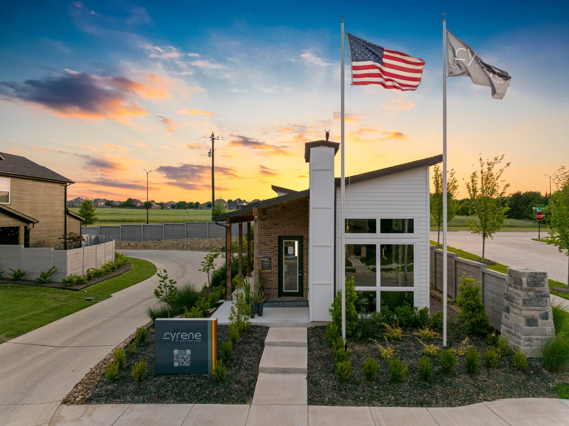 Cyrene at Painted Tree McKinney, TX — building facade aerial photography by Delray Drones
