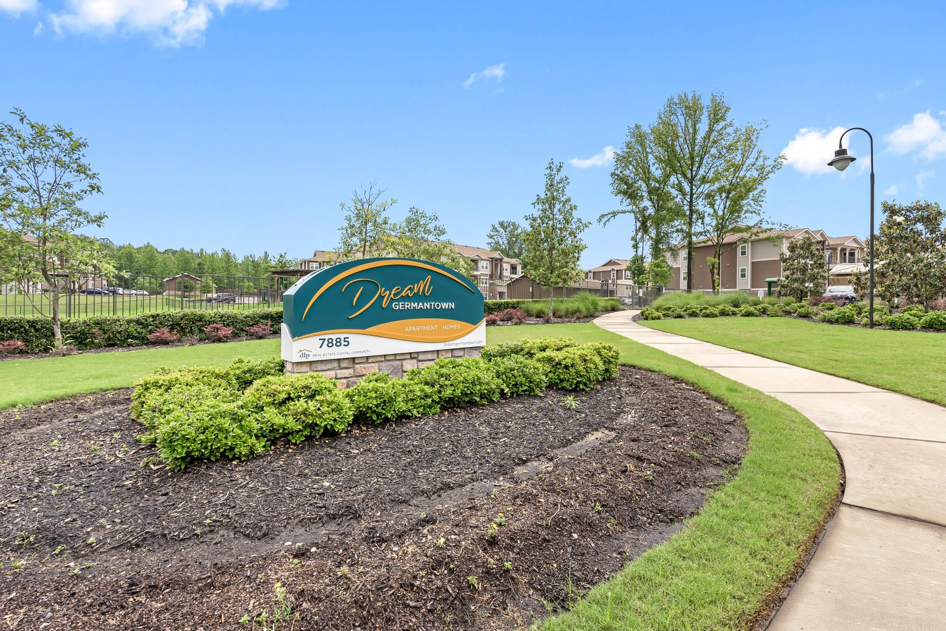 Dream Germantown Apartments Memphis, TN — property exterior aerial photography by Delray Drones
