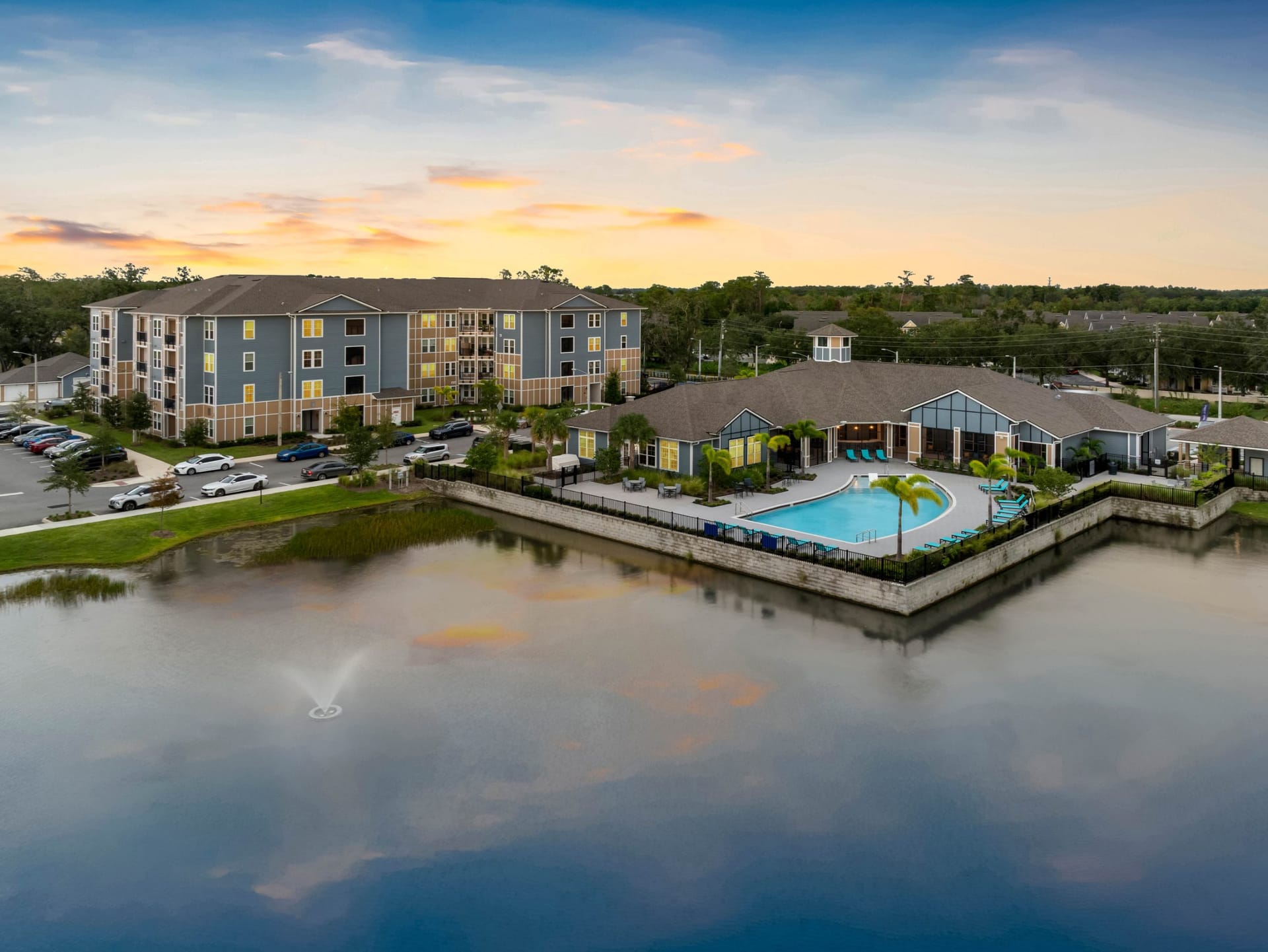 Dream Kissimmee Kissimmee, FL — amenity space aerial photography by Delray Drones