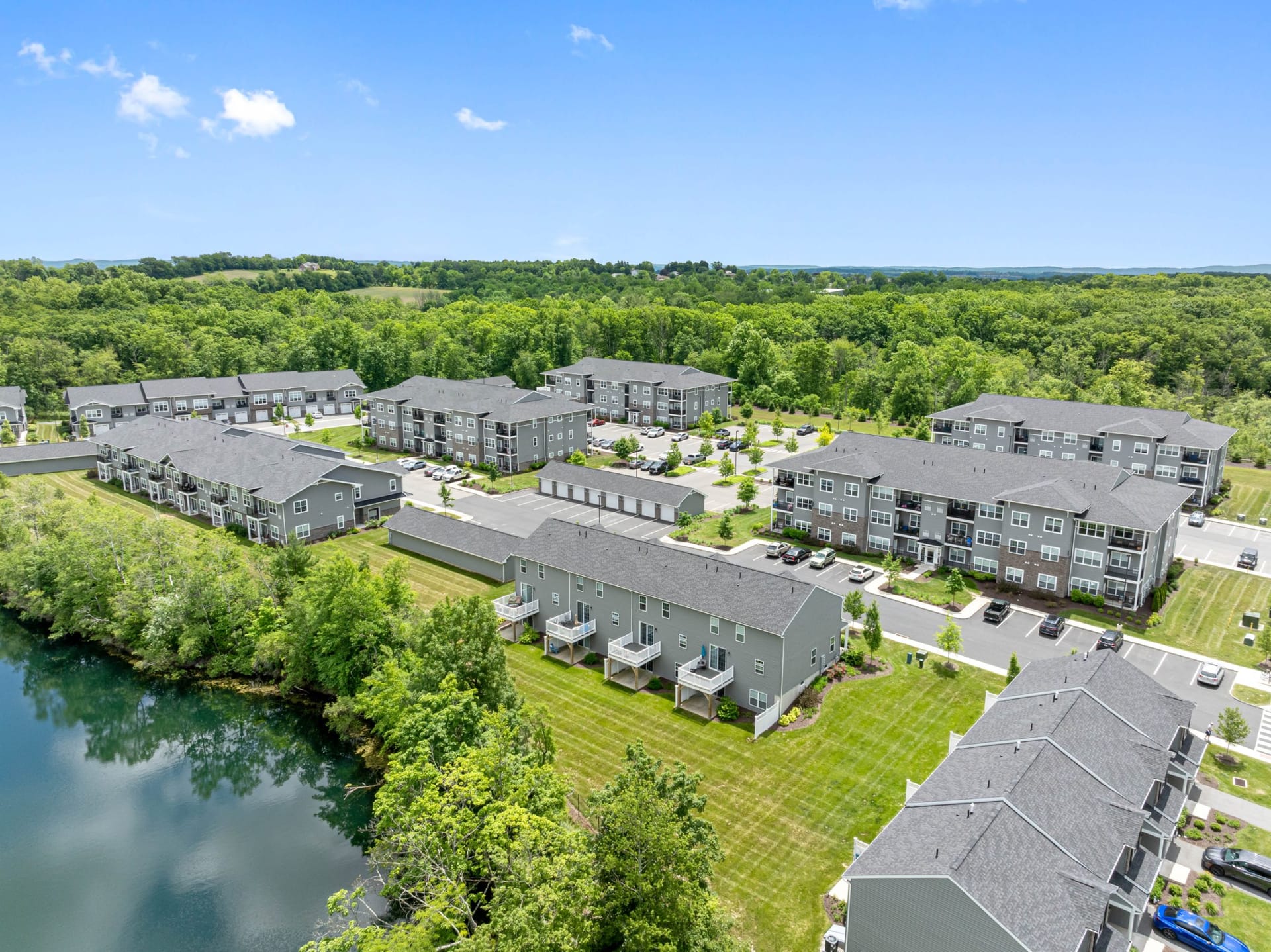 Dream Lehigh Valley Wind Gap, PA — site context aerial photography by Delray Drones