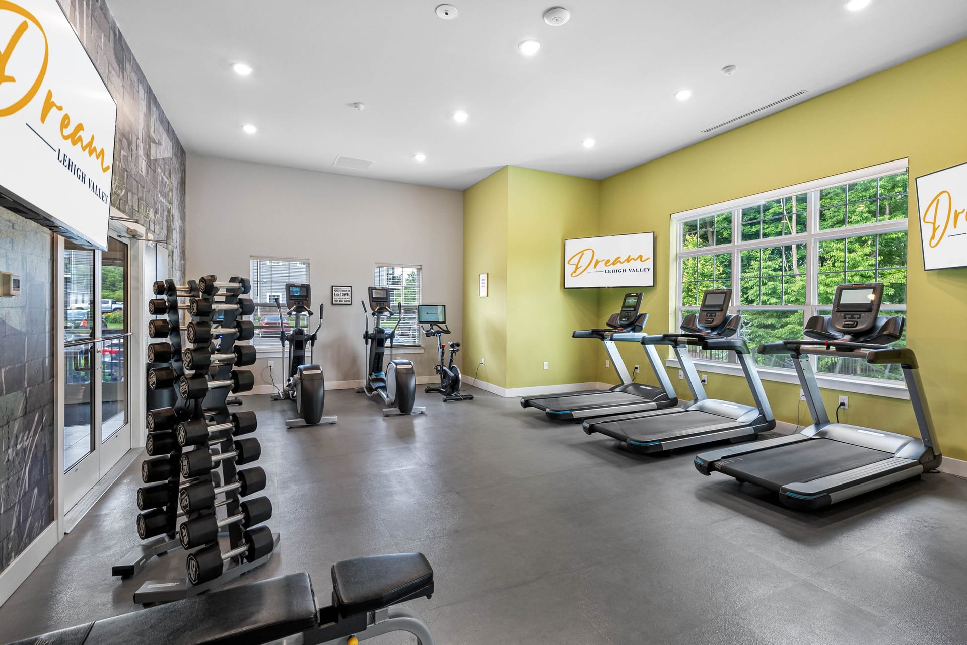 Dream Lehigh Valley Wind Gap, PA — leasing center exterior aerial photography by Delray Drones
