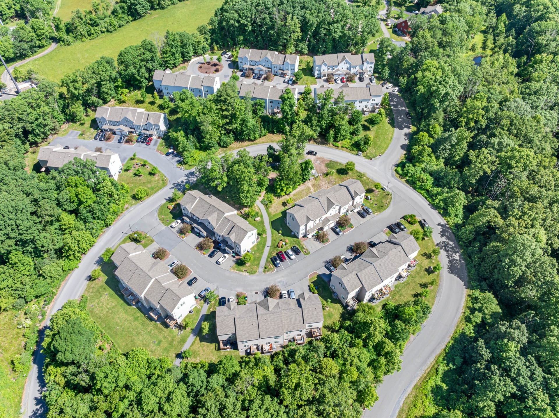 DREAM Mountain Hollow East Stroudsburg, PA — aerial overview aerial photography by Delray Drones