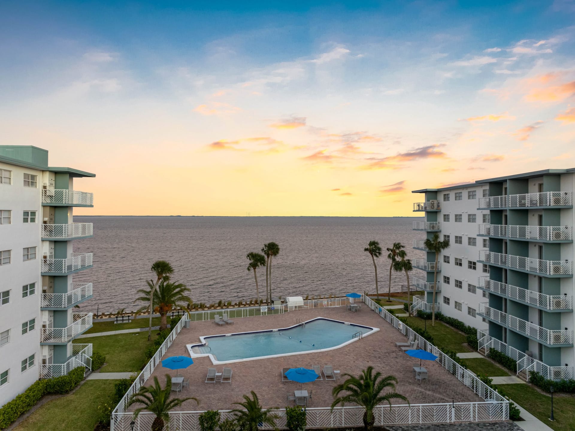 Dream Space Coast Titusville, FL — building facade aerial photography by Delray Drones