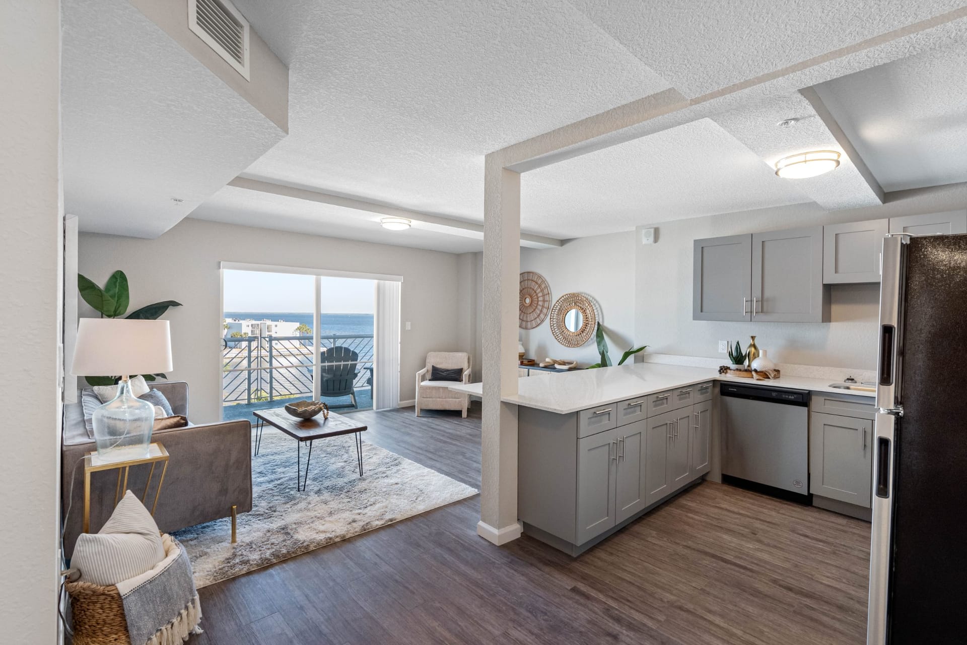 Dream Space Coast Titusville, FL — leasing center exterior aerial photography by Delray Drones