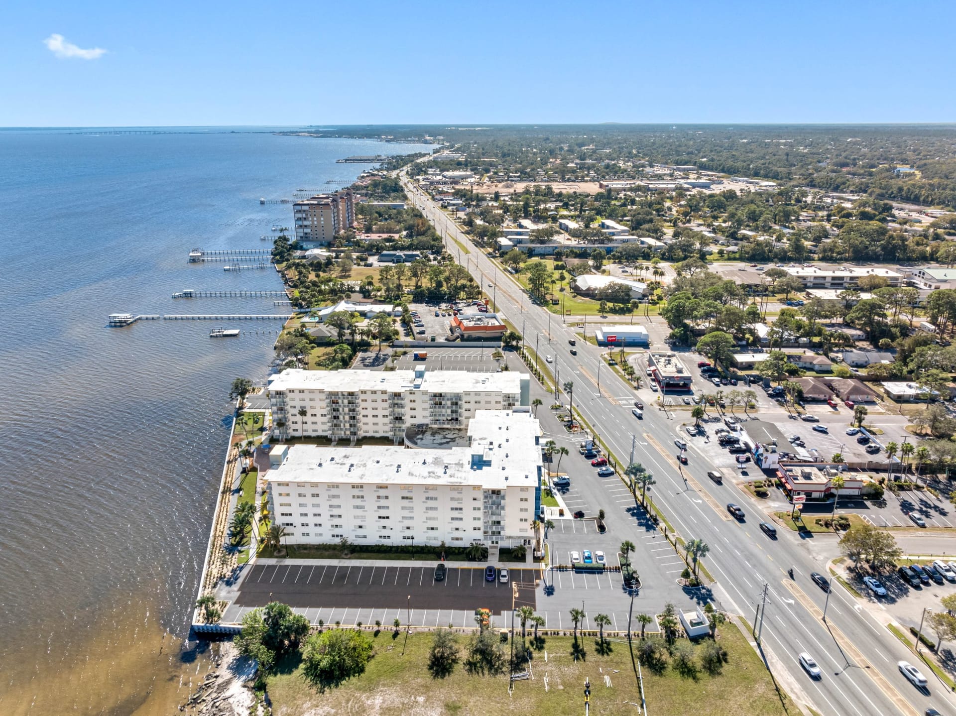 Dream Space Coast Titusville, FL — rooftop and skyline aerial photography by Delray Drones