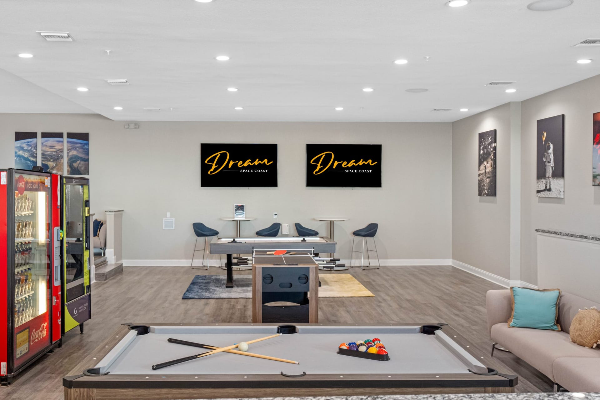 Dream Space Coast Titusville, FL — amenity space aerial photography by Delray Drones