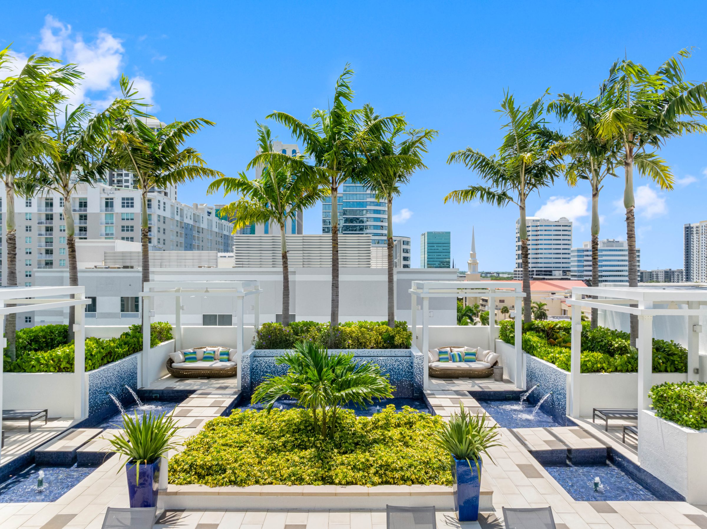 Laureat Fort Lauderdale, FL — building facade aerial photography by Delray Drones