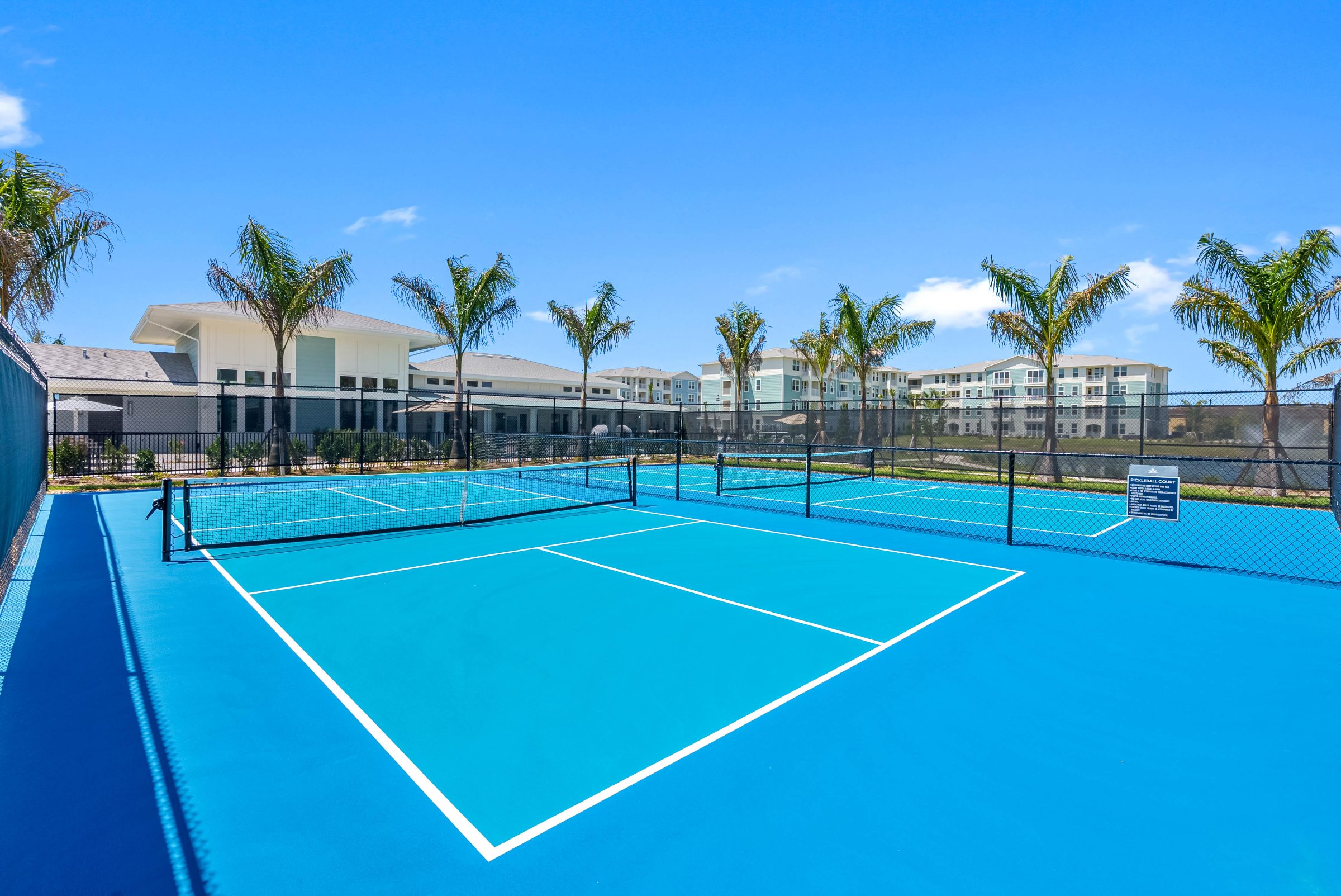 Montego Reserve Fort Myers, FL — amenity space aerial photography by Delray Drones
