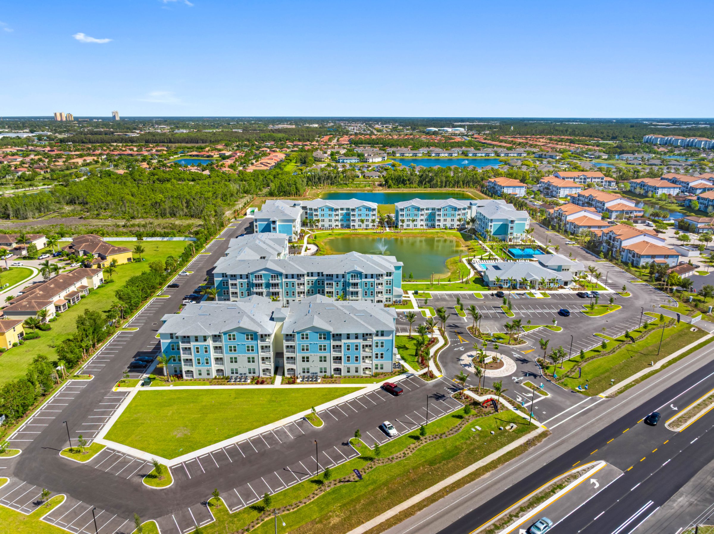 Montego Reserve Fort Myers, FL — aerial overview aerial photography by Delray Drones