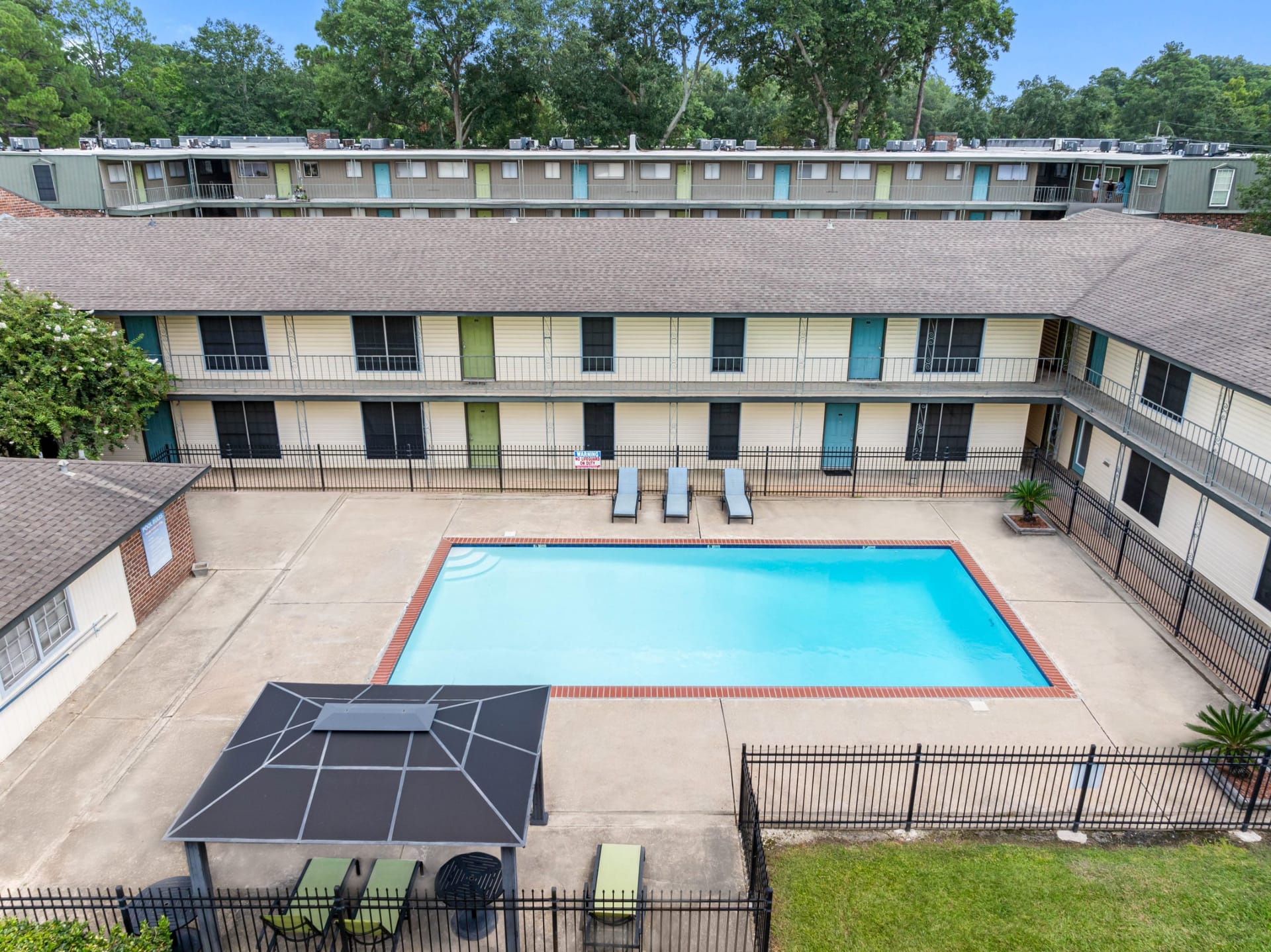 Park East I & II Baton Rouge, LA — building facade aerial photography by Delray Drones