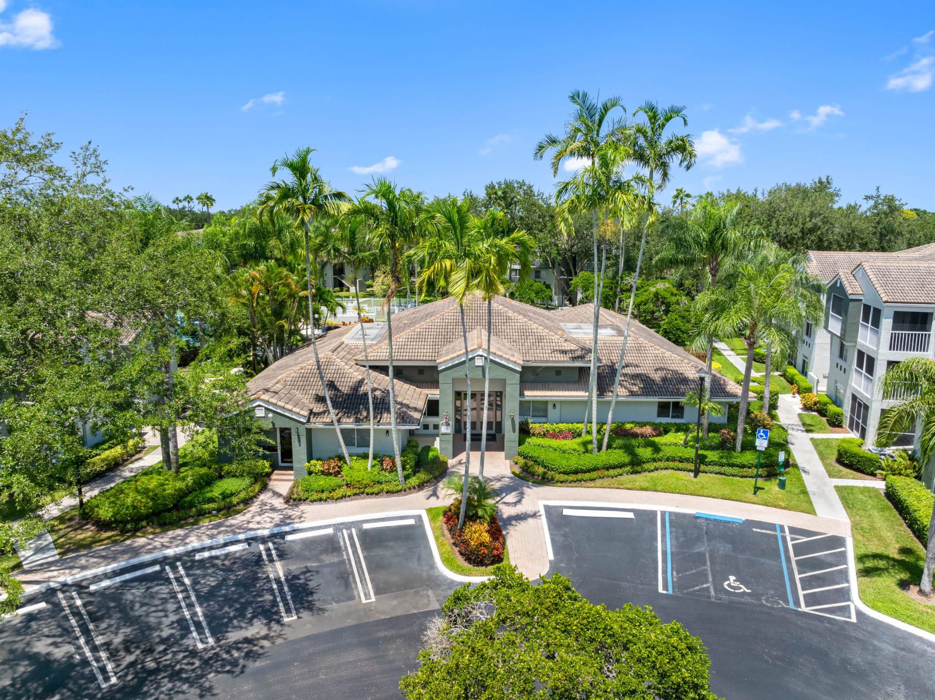 Solara at Wellington Wellington, FL — lifestyle detail aerial photography by Delray Drones