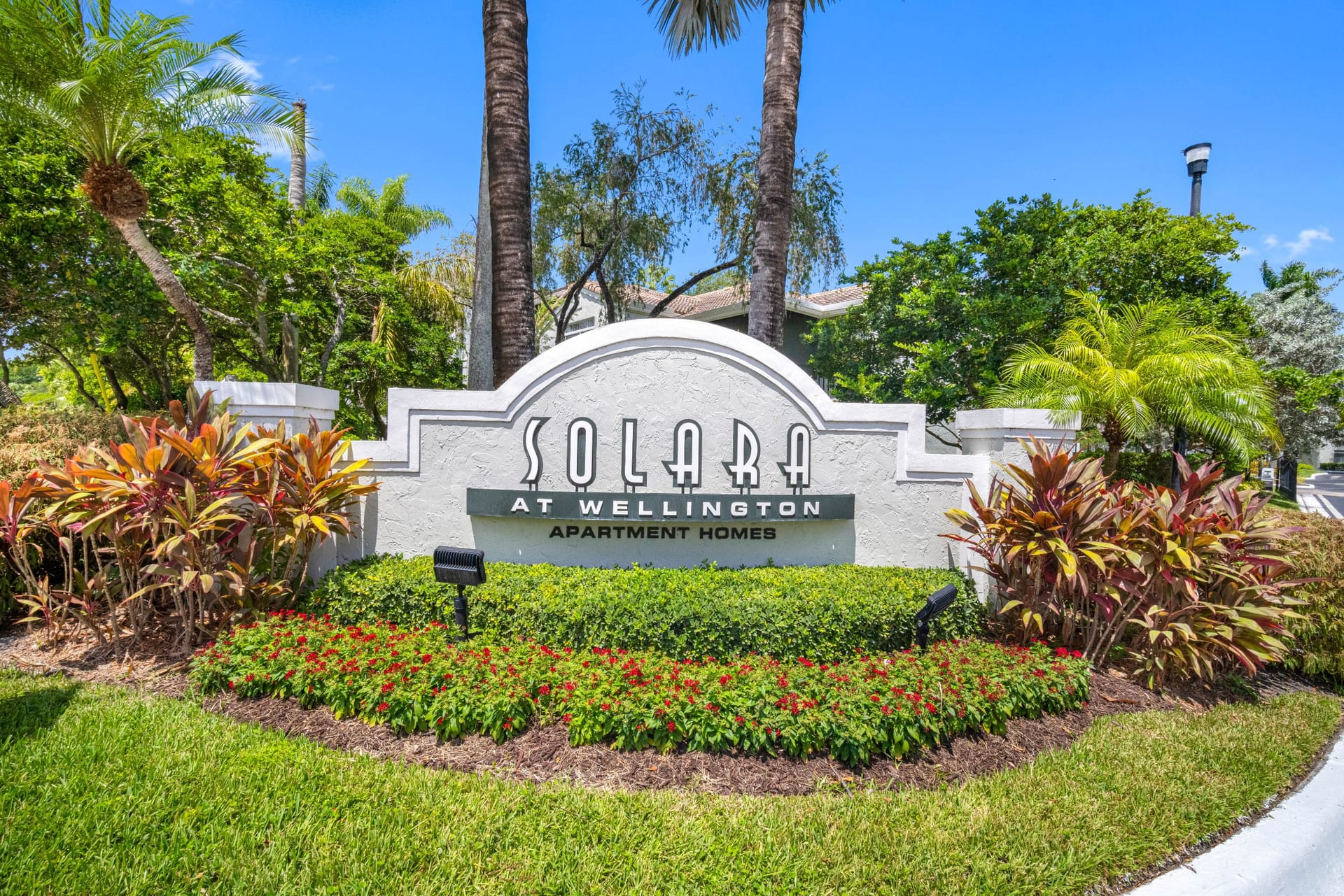 Solara at Wellington Wellington, FL — amenity space aerial photography by Delray Drones