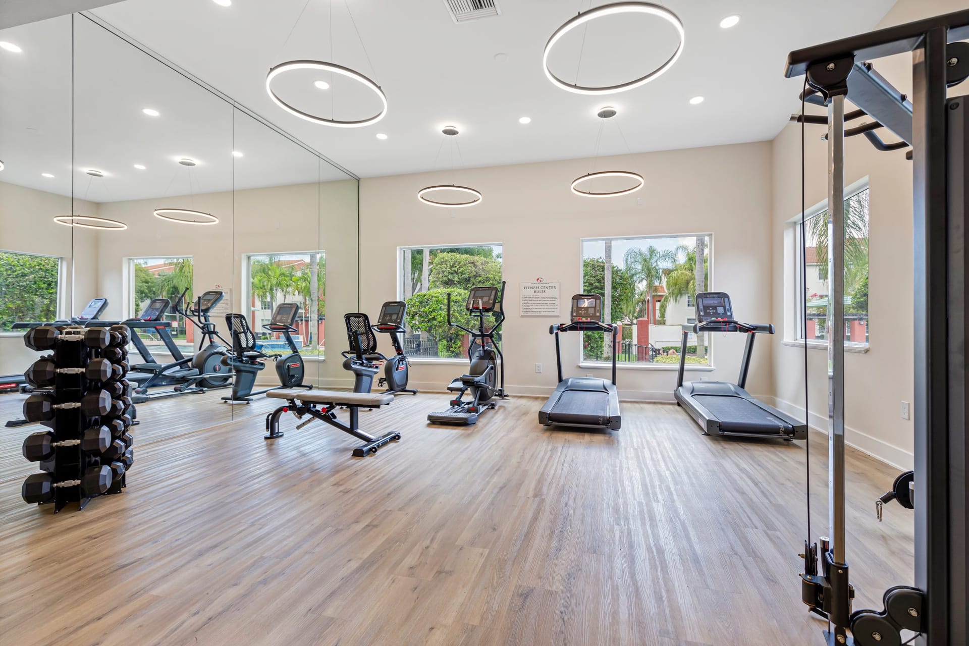 Sunset Gardens Miami, FL — amenity space aerial photography by Delray Drones
