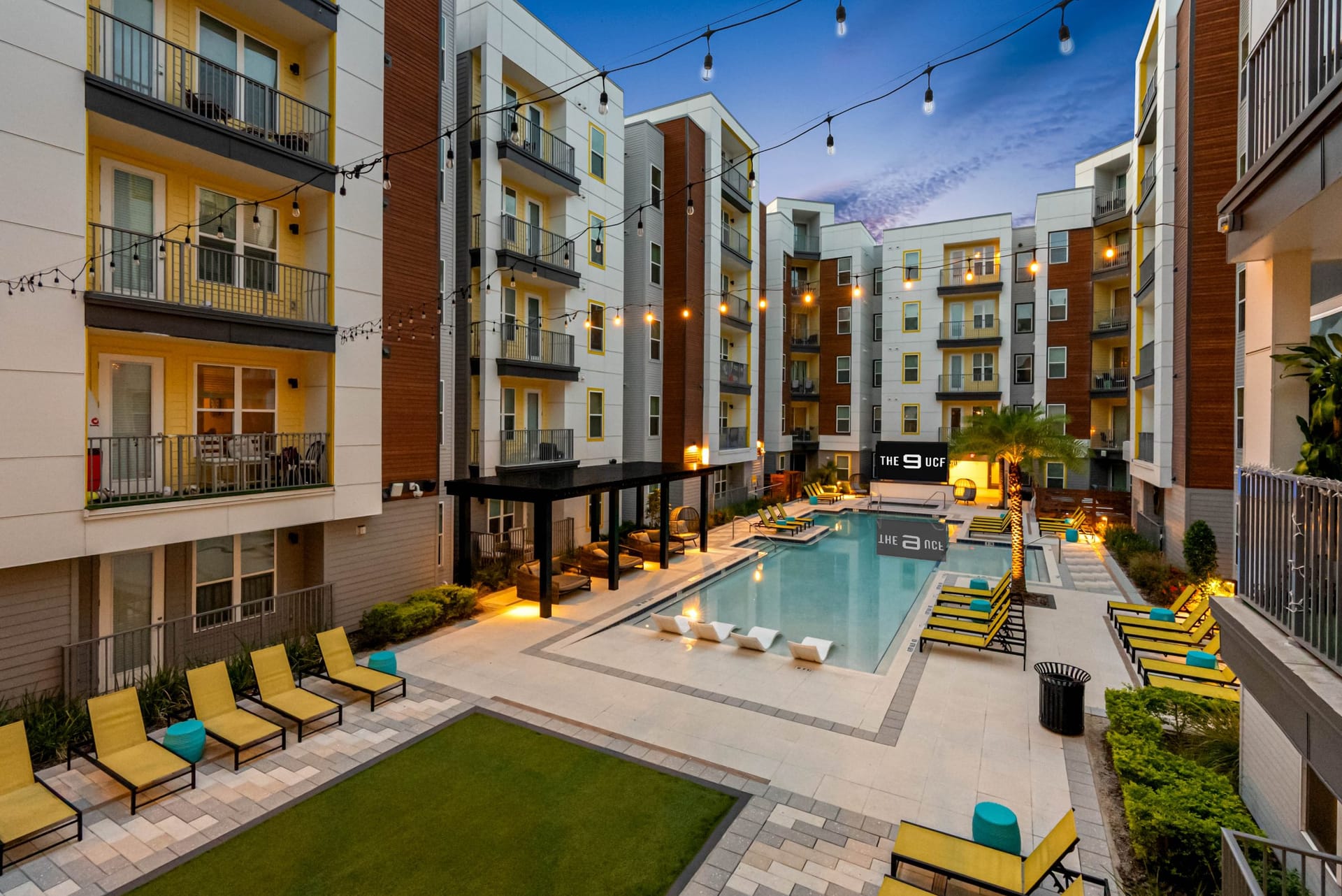 The 9 Ucf Orlando, FL — property exterior aerial photography by Delray Drones