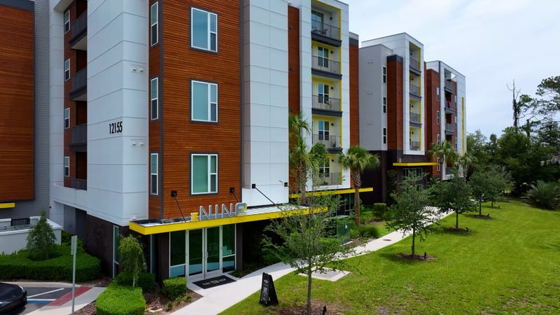 The 9 Ucf — Orlando, FL multifamily aerial photography by Delray Drones