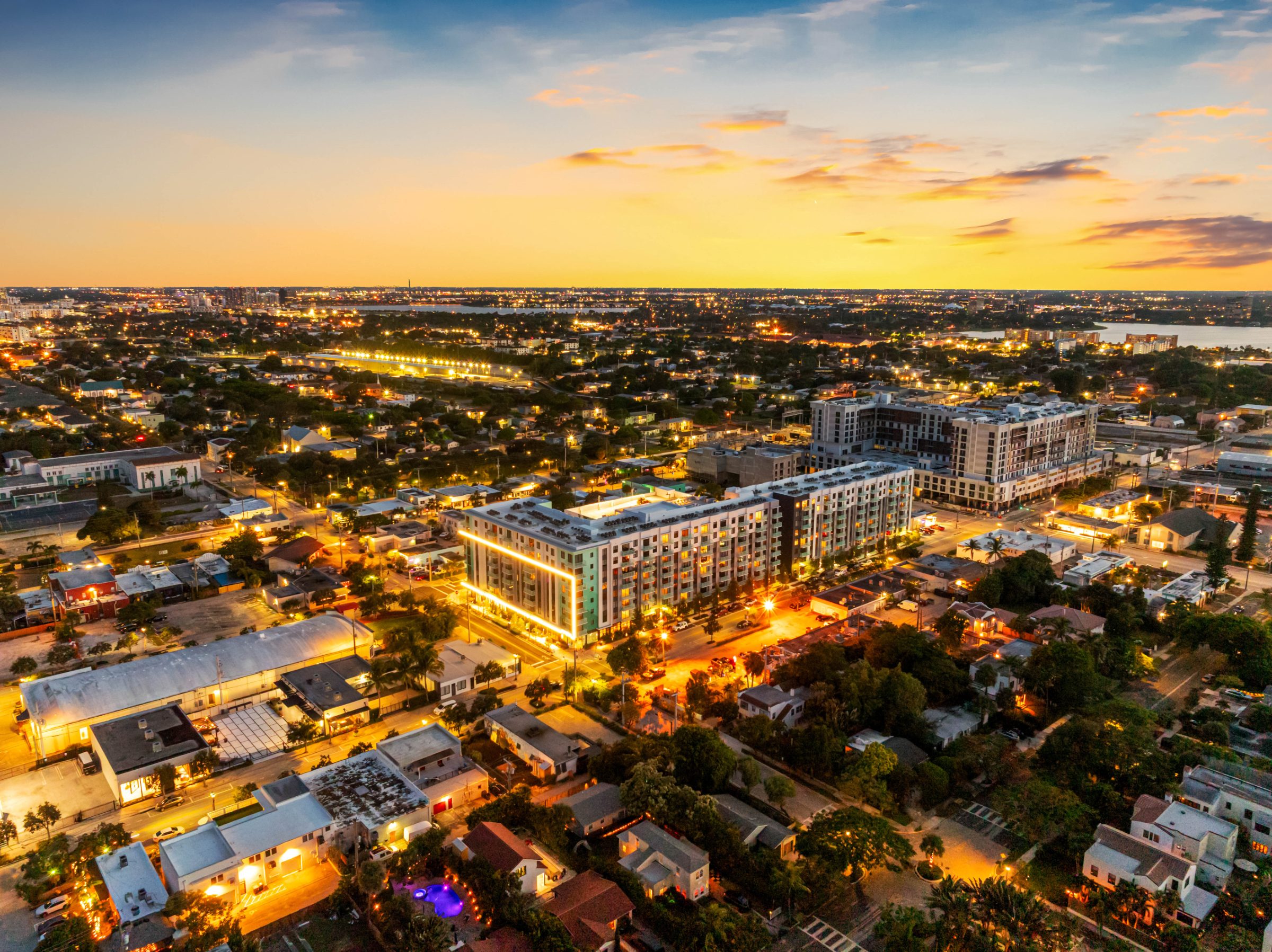 The Spruce — West Palm Beach, FL aerial photography by Delray Drones