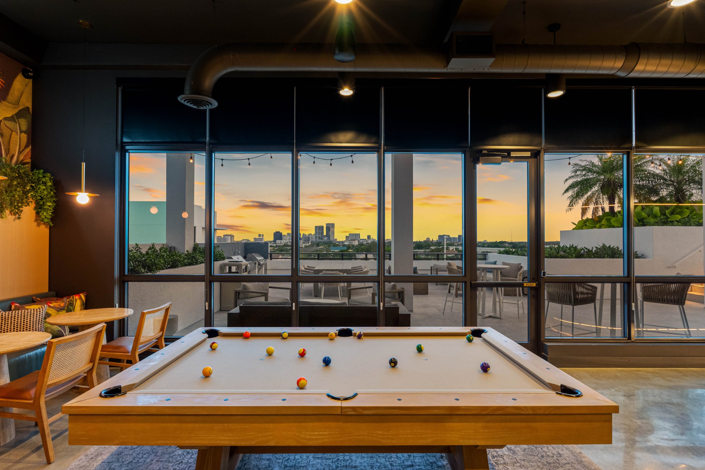The Spruce  West Palm Beach, FL — amenity space aerial photography by Delray Drones