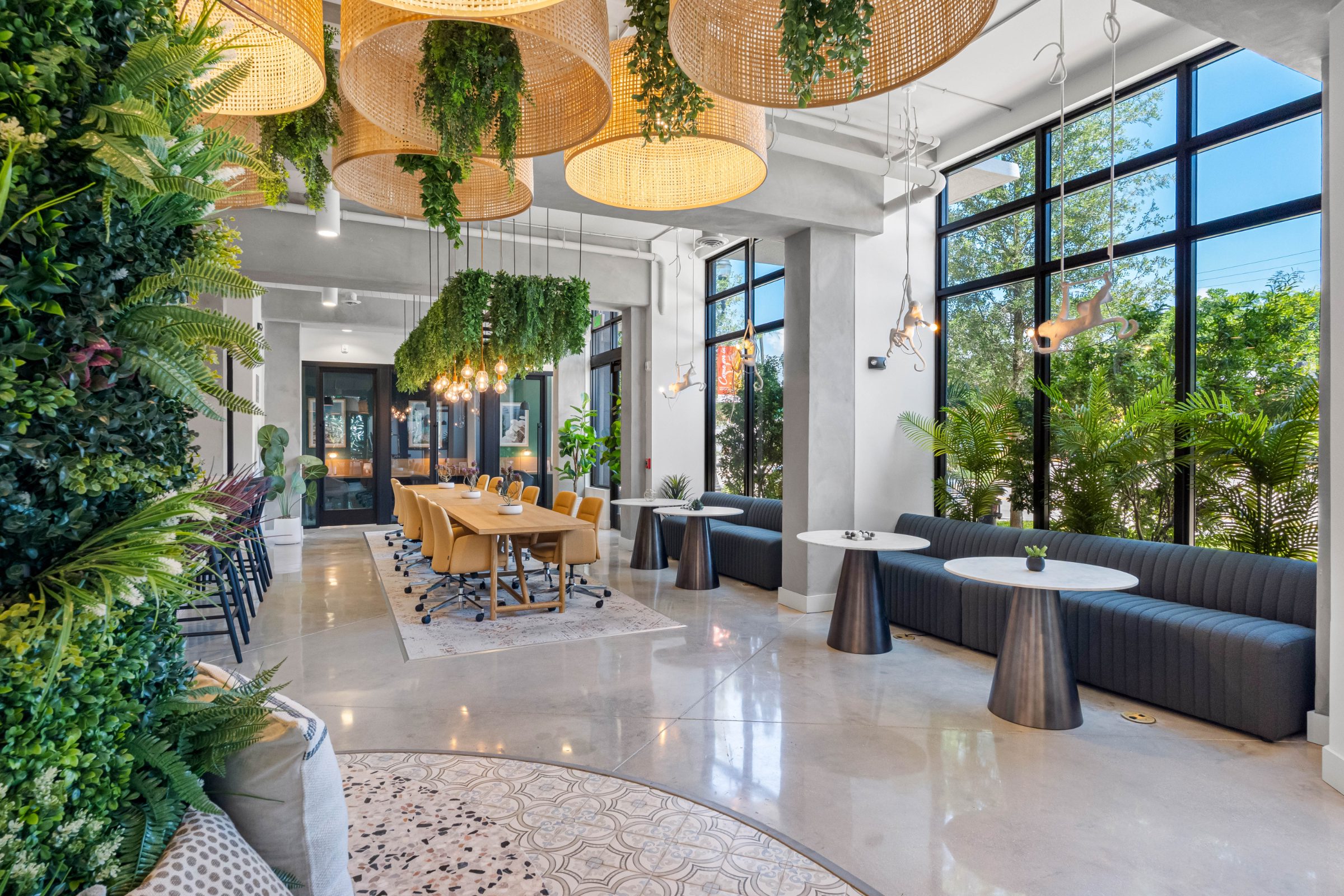 The Spruce  West Palm Beach, FL — leasing center exterior aerial photography by Delray Drones