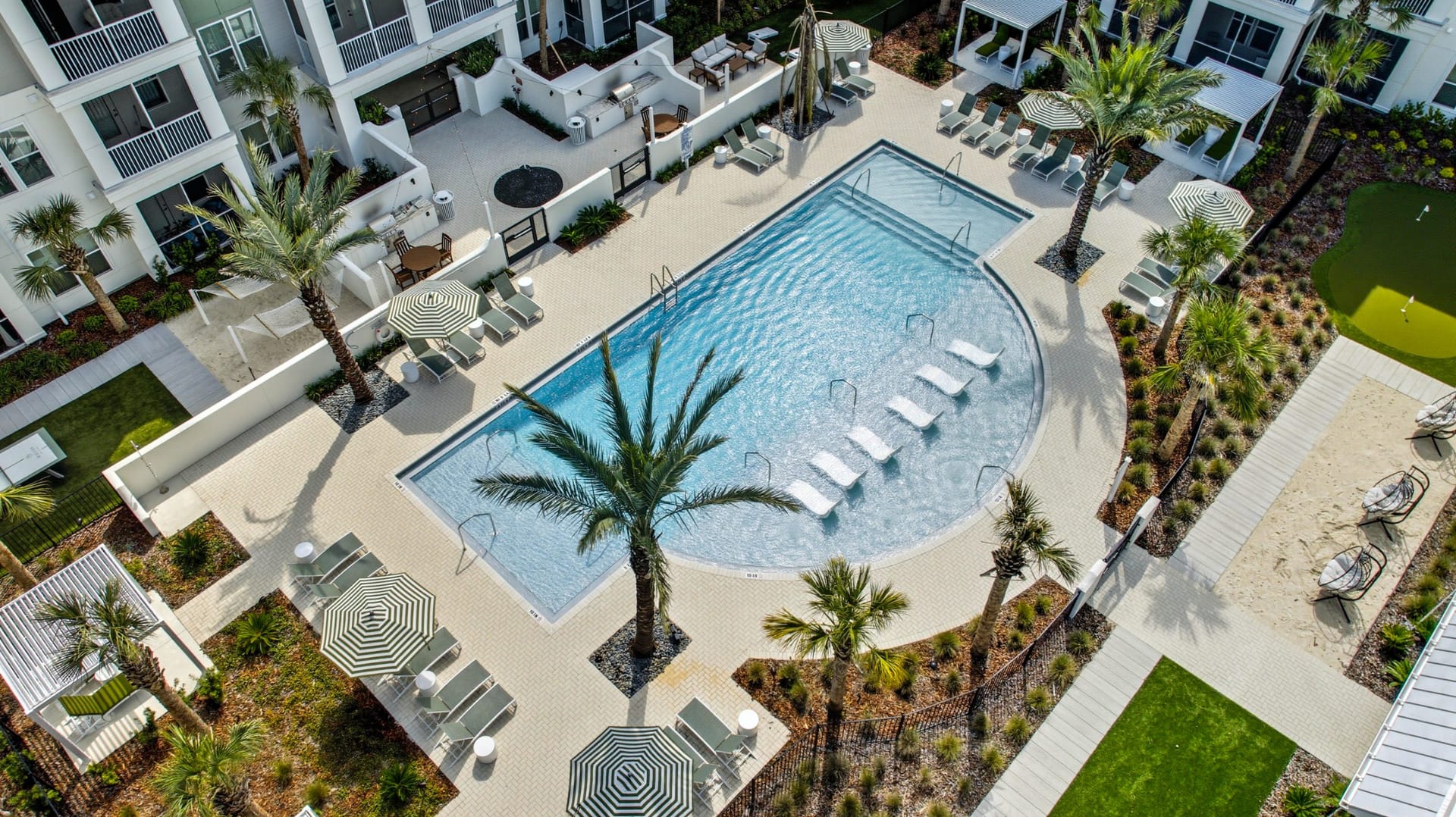 The Wilton Palm Coast, FL — rooftop and skyline aerial photography by Delray Drones