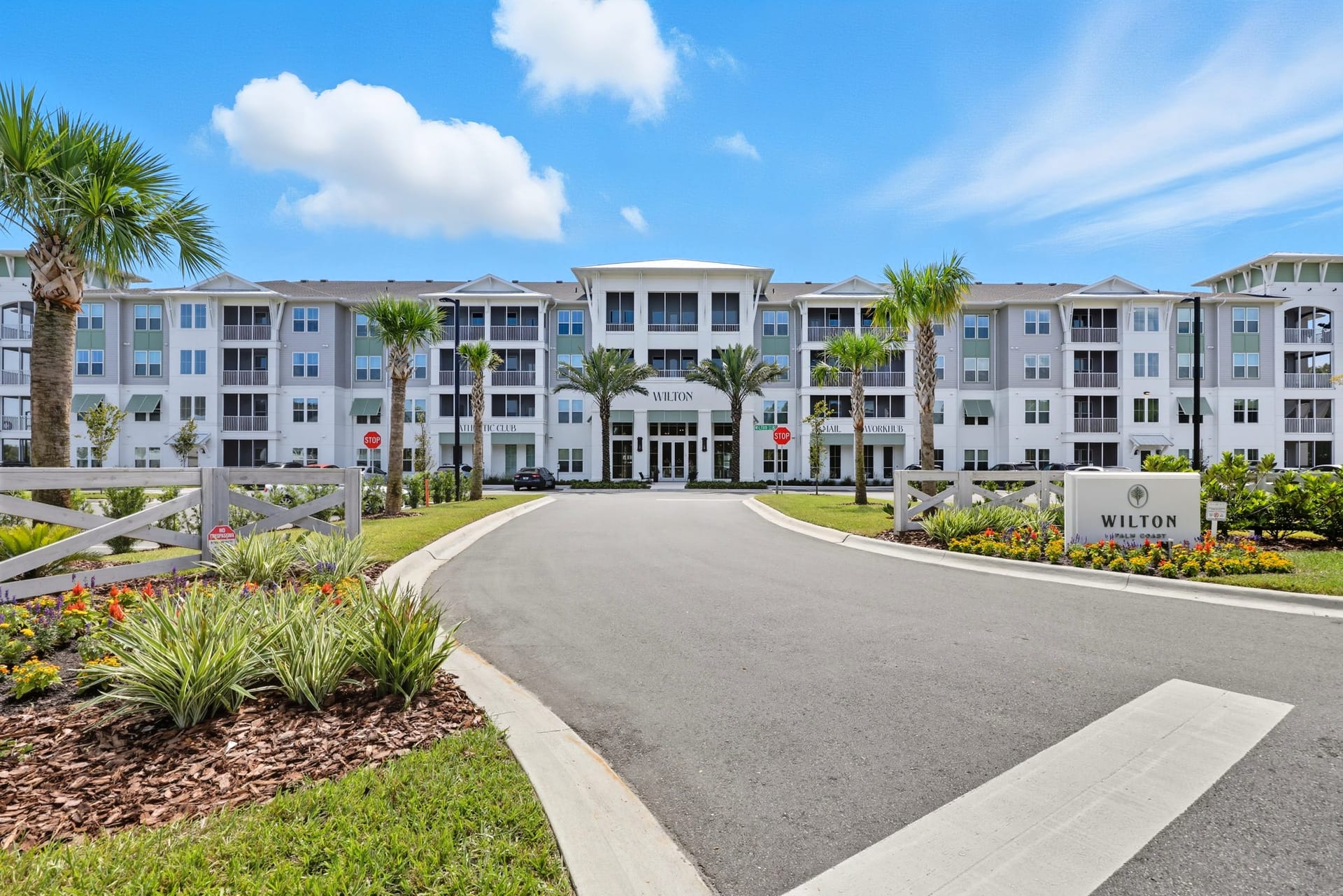 The Wilton Palm Coast, FL — lifestyle detail aerial photography by Delray Drones