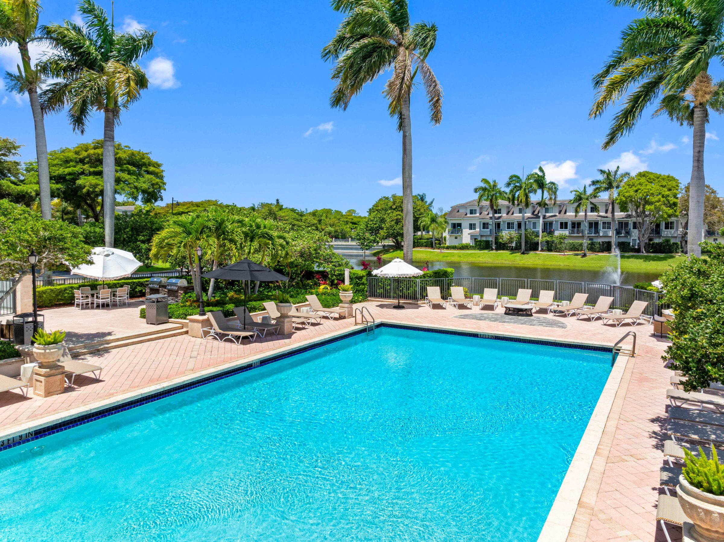 Villa D Este Delray Beach, FL — property exterior aerial photography by Delray Drones