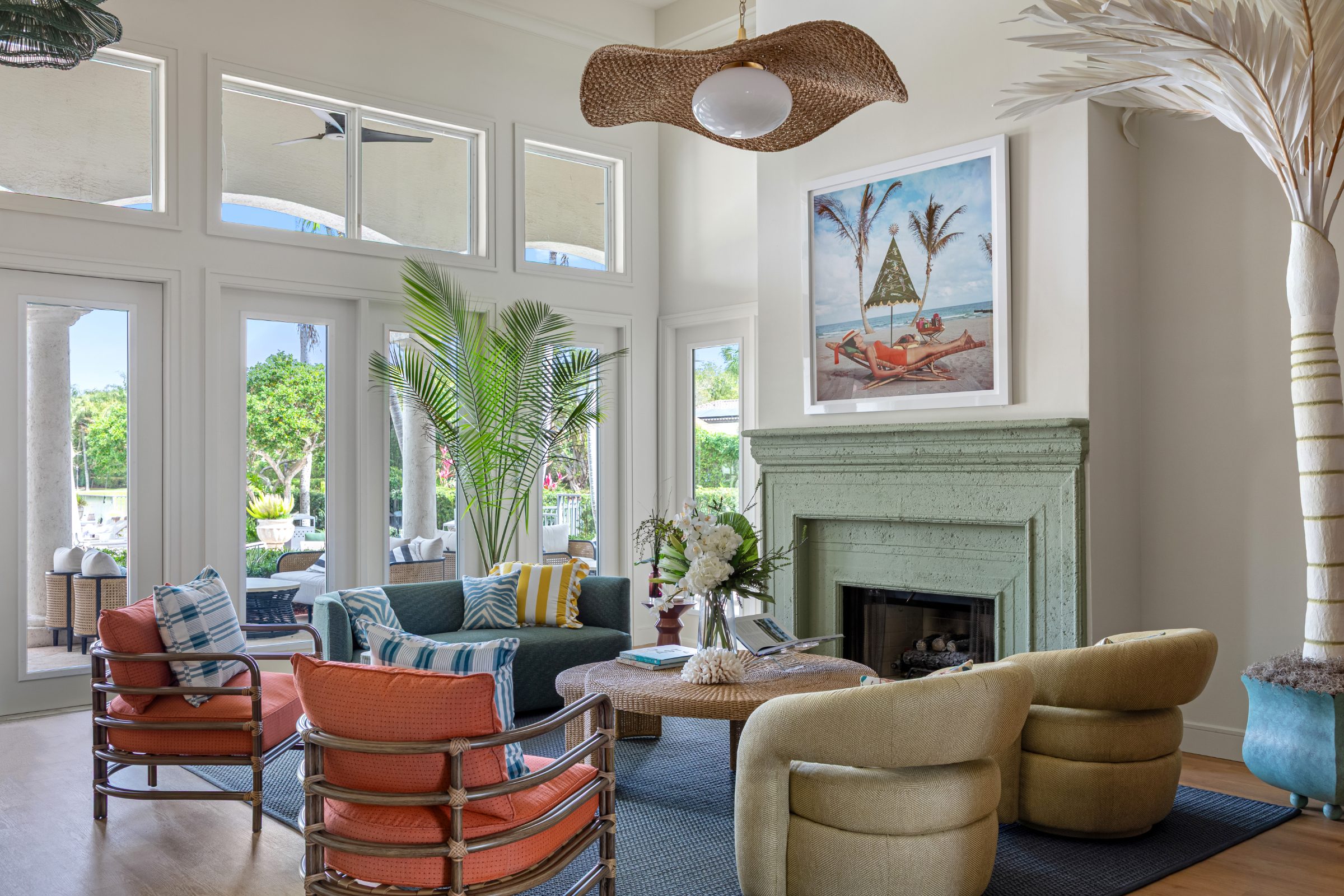 Villa D Este Delray Beach, FL — lifestyle detail aerial photography by Delray Drones